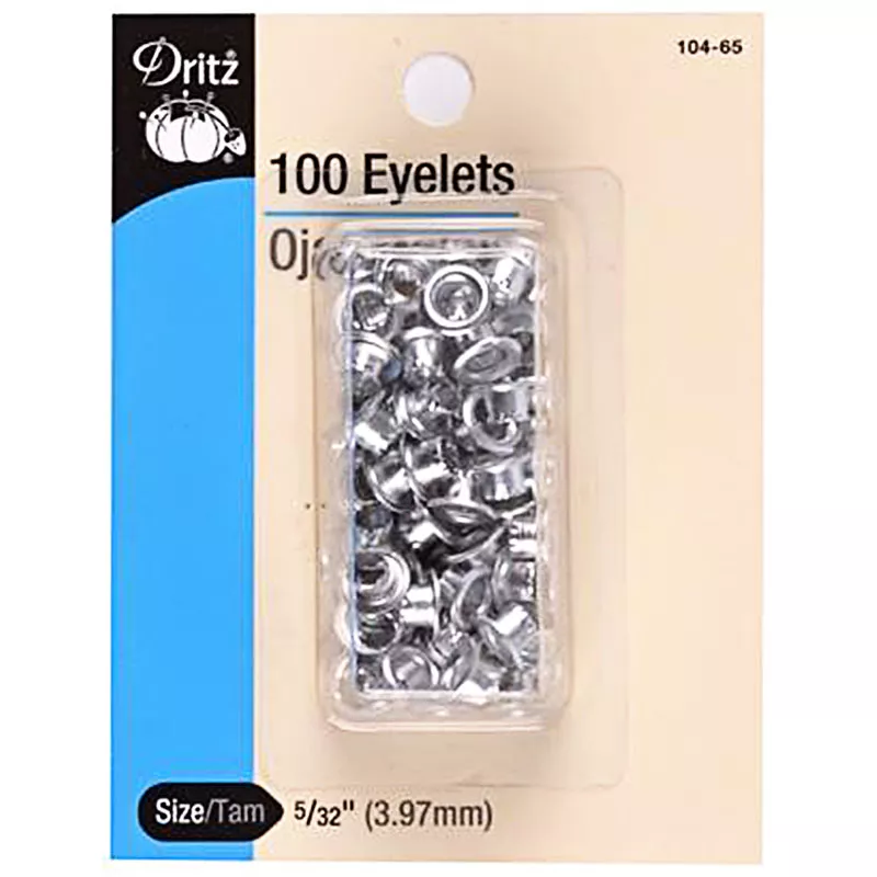 Dritz - 104 65 Eyelets 5/32 100ct Nickel