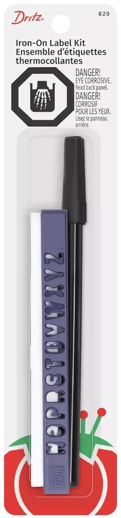 Dritz - Iron-On Label Kit with Pen