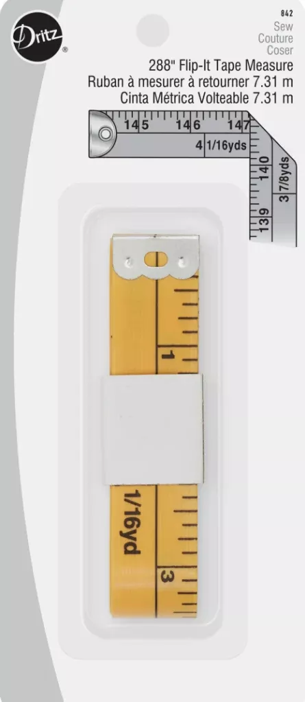 Dritz - Quilter's Flip-It Tape Measure 288'