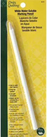Dritz - White Water-Soluble Marking Pencil