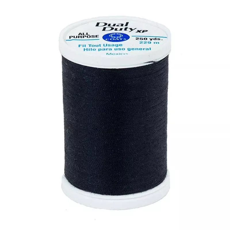 Dual Duty XP All Purpose Thread Black by Coats & Clark