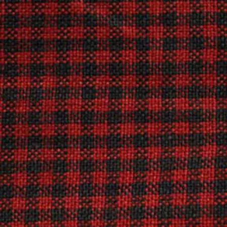 Dunroven House 42" Homespun Minicheck H63 Red/Black