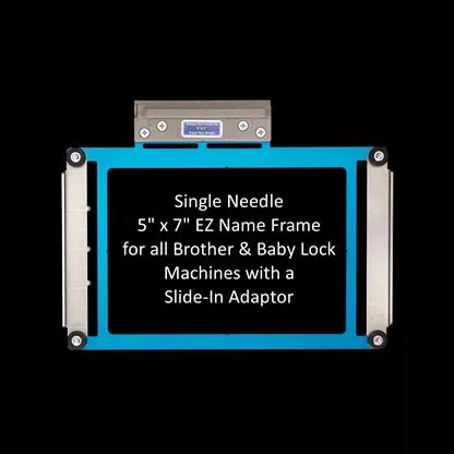 Durkee Hoops | Name Frame Single Needle***