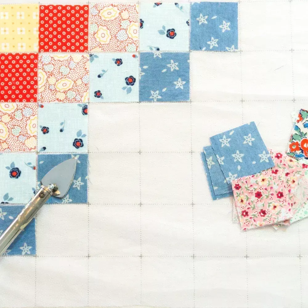 Easy Piecing Grid - 2 Inch Finished - Ten Sisters