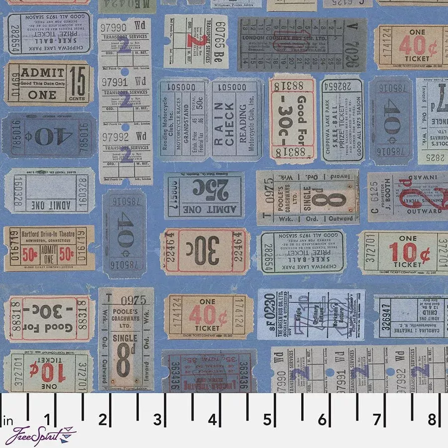 Eclectic Elements Palette - Indigo Tickets Indigo – Remnant 33″ × 44″