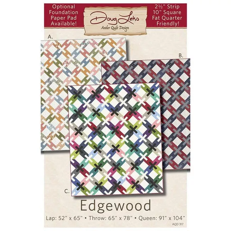 Edgewood Quilt Pattern by Antler Quilt Design