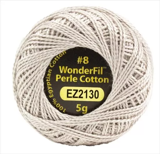 Eleganza Solid #8 Pearl Cotton 5gm - Flax - EZ2130