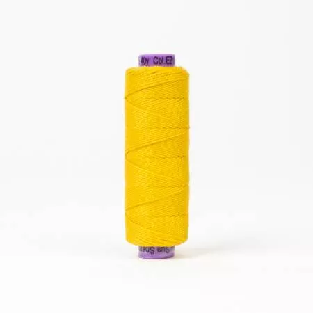 Eleganza Sue Spargo 5wt Solid Cotton Thread 40yd Lemon Curd EZ18