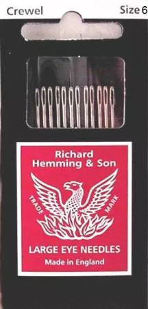 Embroidery / Crewel Needle : Size 6 - #HW235-06 - Richard Hemming