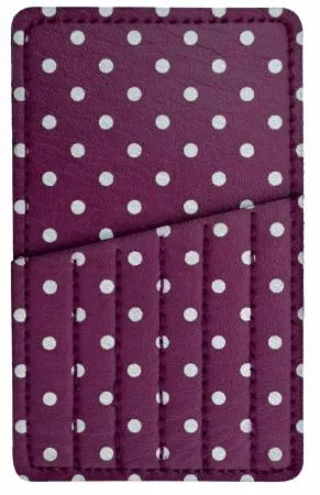 Emma Creation Needle Carry Card Purple Polka Dot
