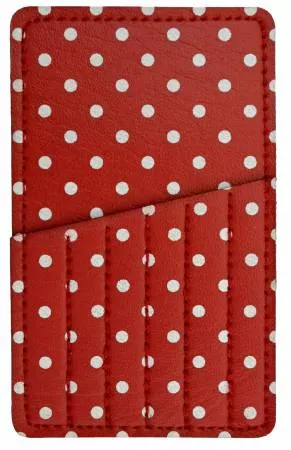 Emma Creation Needle Carry Card Red Polka Dot