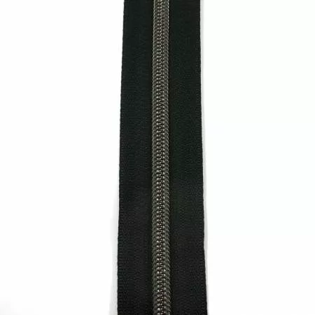 Emmaline #5 Zipper Coil 3yds Gunmetal Teeth