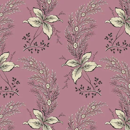 AND English Garden Orchid - A-793-P Jam - Cotton Fabric