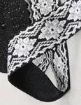 Ethnic Webbing : 1.5" Black/White/Grey - S01132F038-014