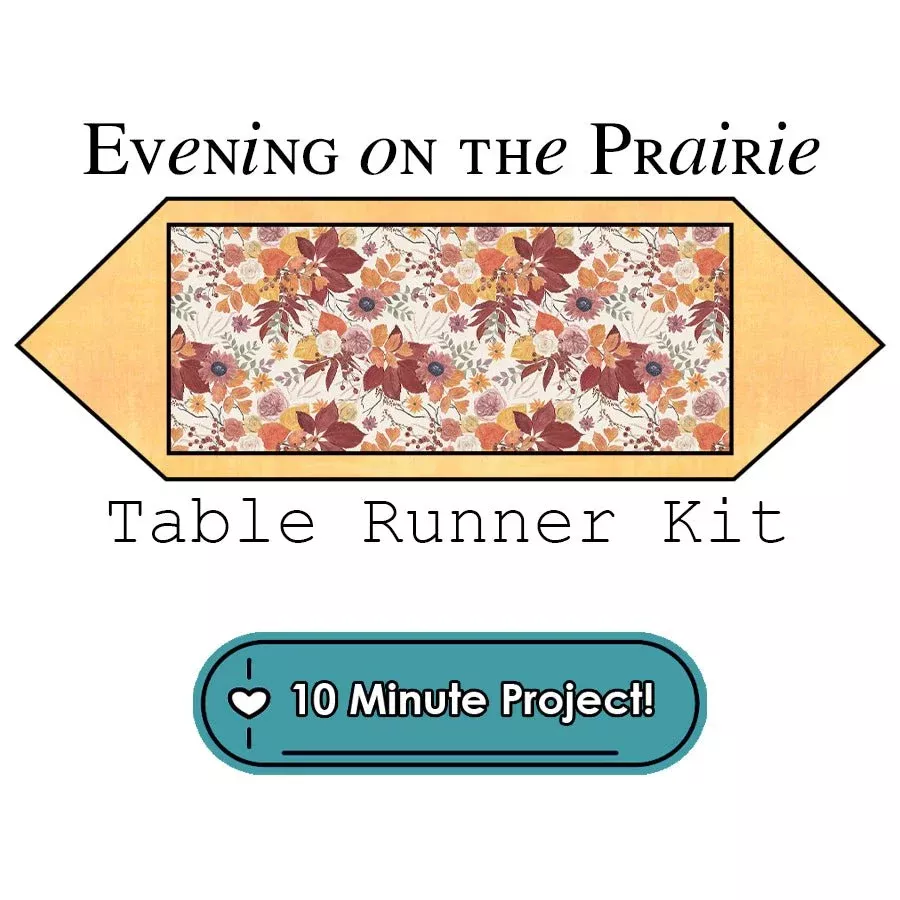 Evening on the Prairie Table Runner Kit Riley Blake