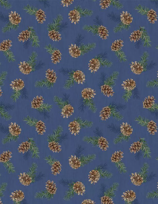 Evergreen Escape - Wilmington - Pinecone Toss - Navy 3059-20063-427