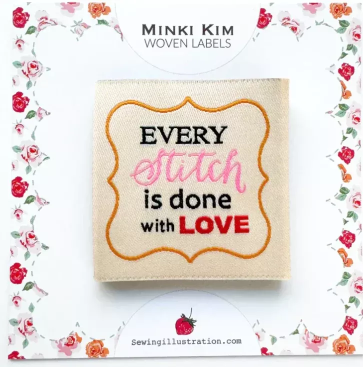 Every Stitch is done with Love Label
