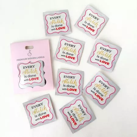 Every Stitch Woven Labels-8 pk