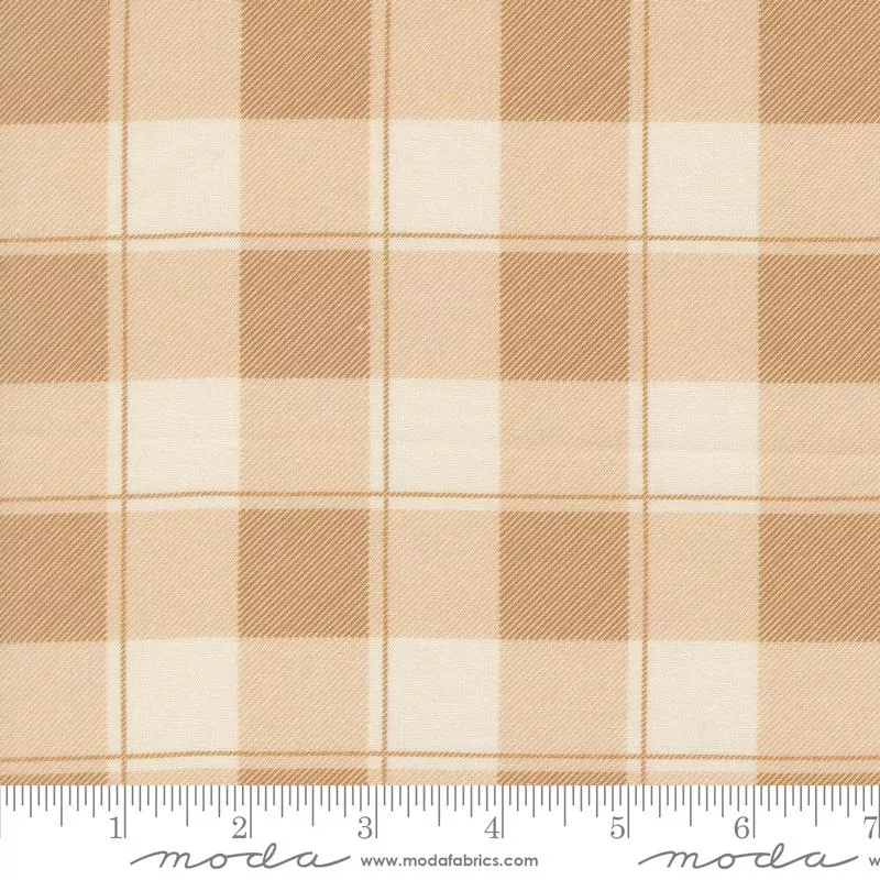 Fable and Fern : Cabin Gingham Golden - #40066-12 - Watercolour Heart