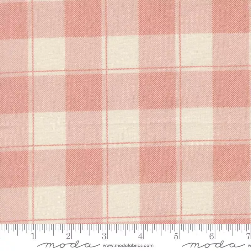 Fable and Fern : Cabin Gingham Rose - #40066-16 - Watercolour Heart