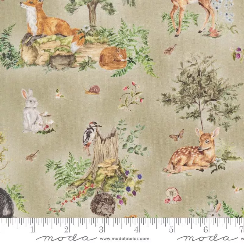 Fable and Fern : Woodland Tales Sage - #40060-13 - Watercolour Heart