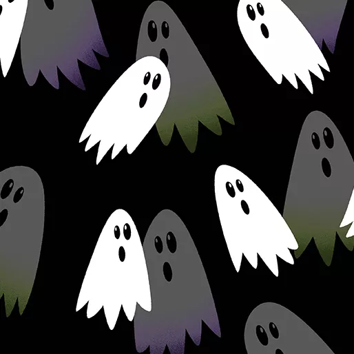 Faboolous Fun : Ghostly Glow Black - #8979GL-44