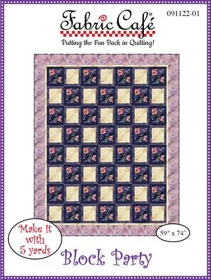 Fabric Cafe - Block Party - 5 Yd Quilt