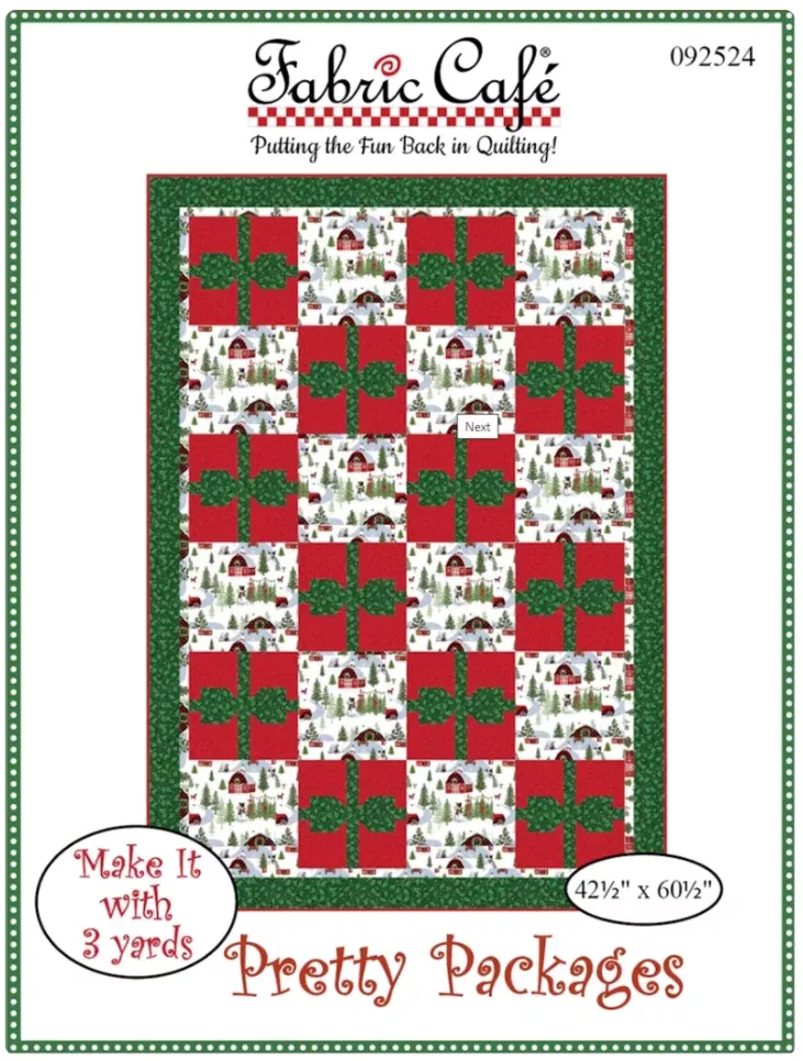 Fabric Cafe - Pretty Packages - A 3 Yard Pattern