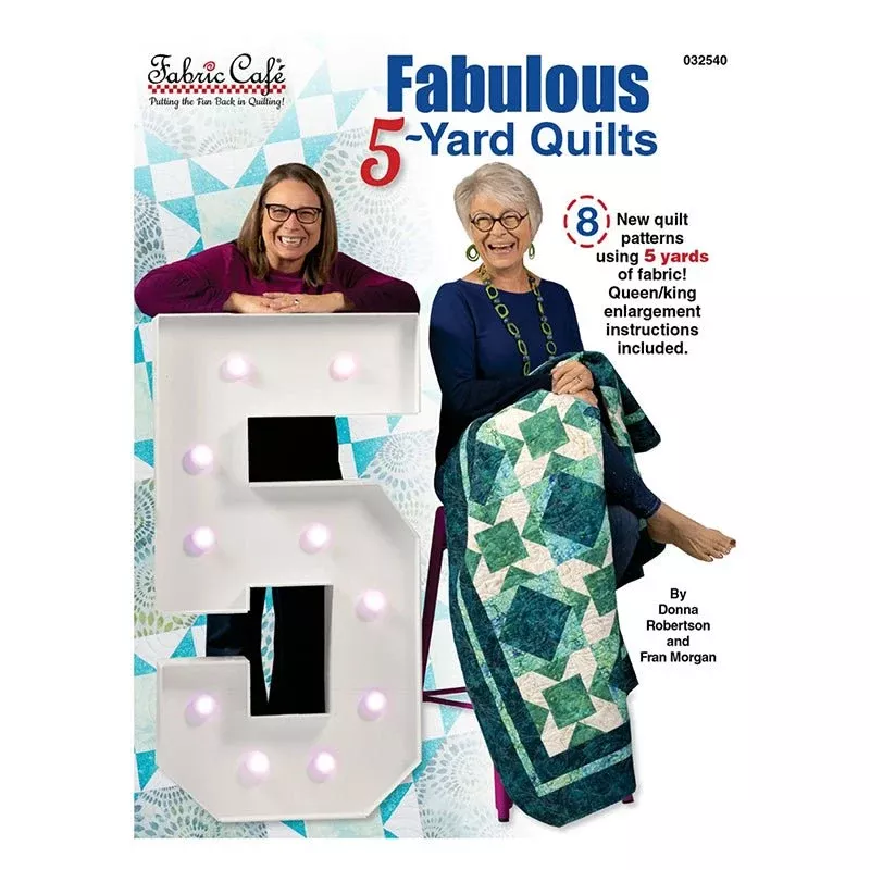 Fabulous 5-Yard Quilts Quilt Book from Fabric Cafe