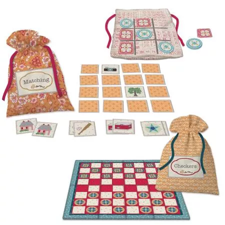 Family Reunion : Table Games Machine Embroidery USB - #ME018FRG26R2 - Lori Holt