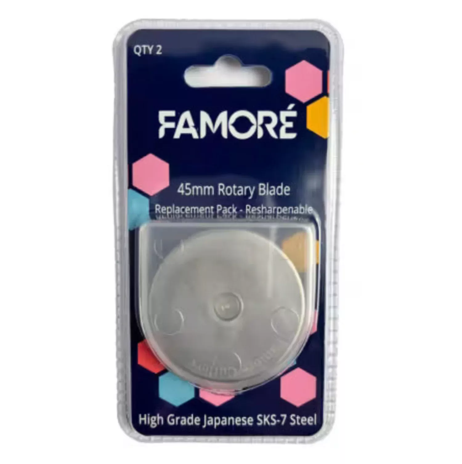 Famore 45mm Replacement Blades 2pk