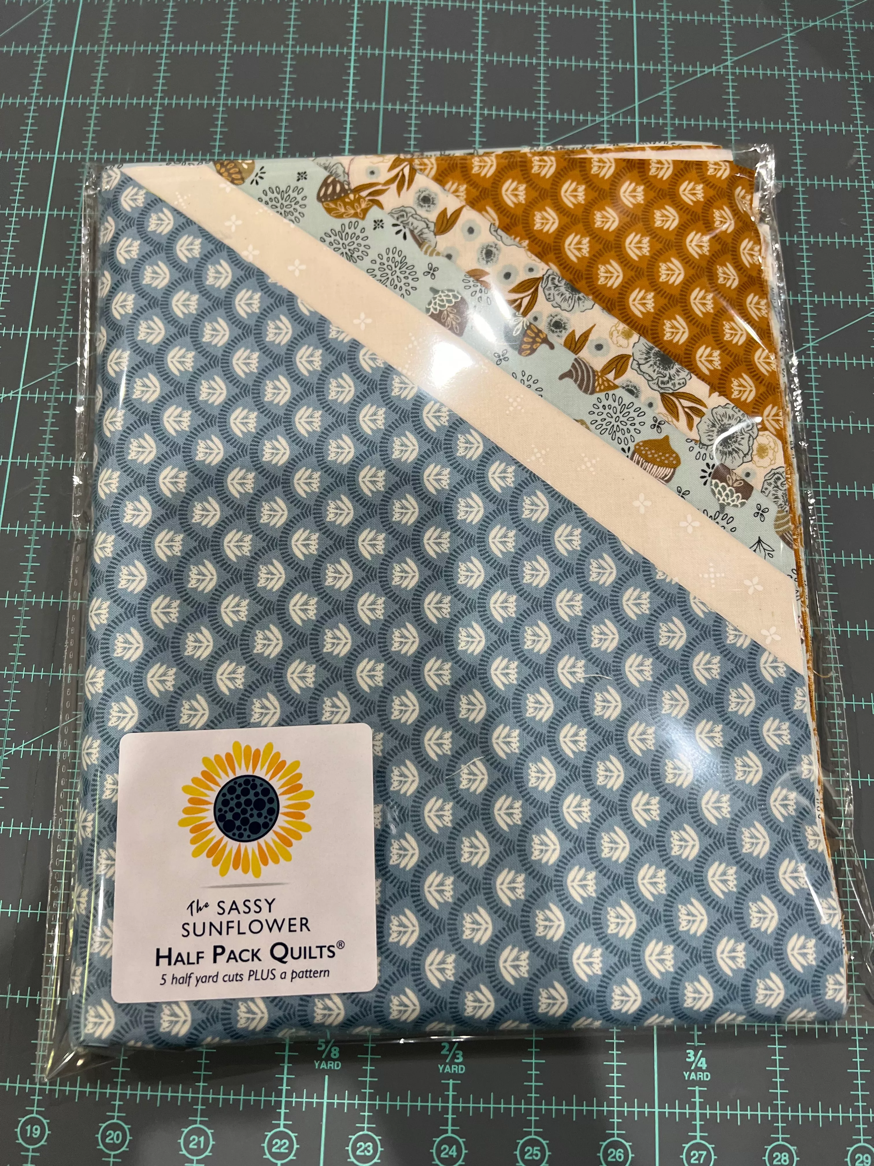 Fancy That House Designs- The Sassy Sunflower Half Pack Quilts™Kit -