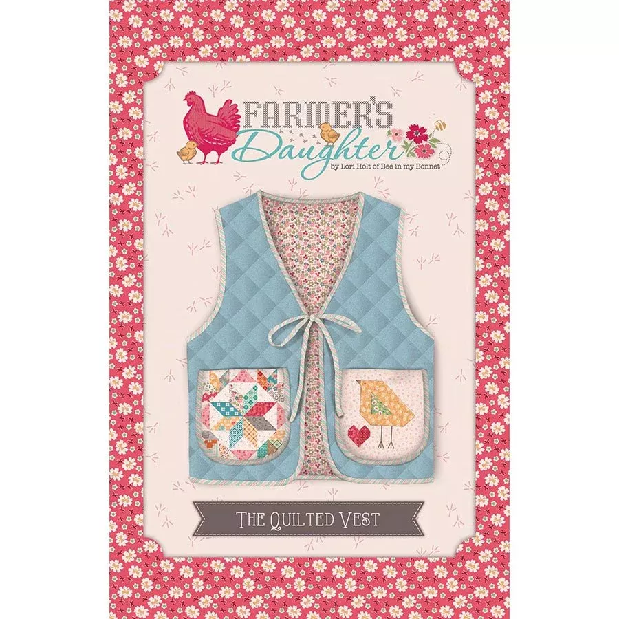 Farmer's Daughter Quilted Vest Pattern by It's Sew Emma