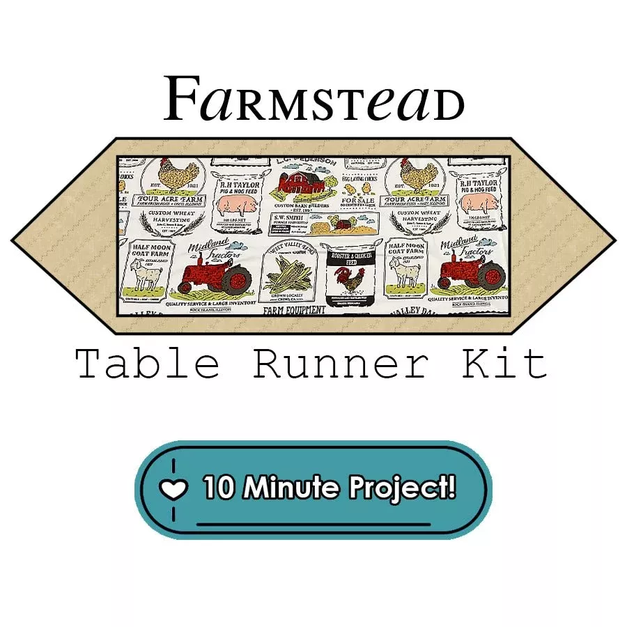 Farmstead Table Runner Kit Moda