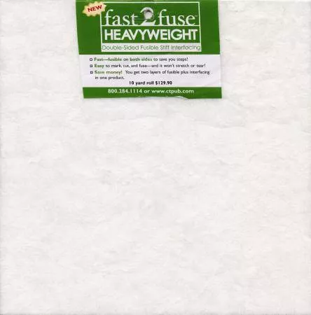 Fast2Fuse Heavyweight Interfacing 20in x 10yds