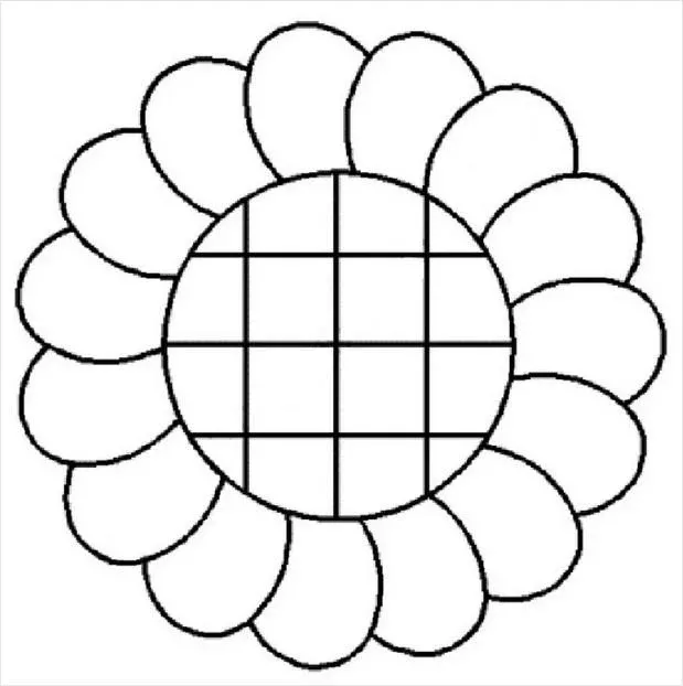 Feather Circle Stencil 5.5" - QCI 174