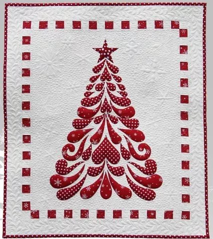 Feathered Christmas Quilt Kit