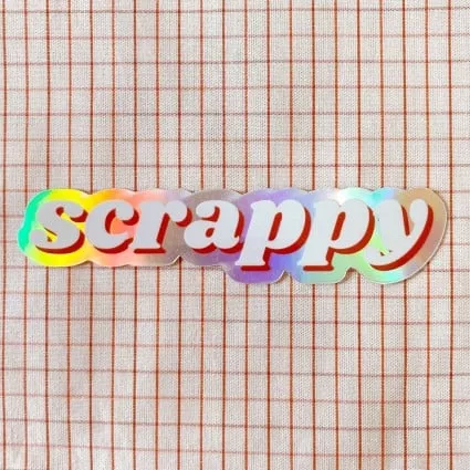 Feral Notions - Holographic Scrappy Sticker