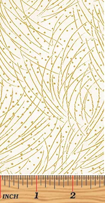 Festive Chickadees : Golden Pine Parchment - #4745M-07 - Jackie Robinson
