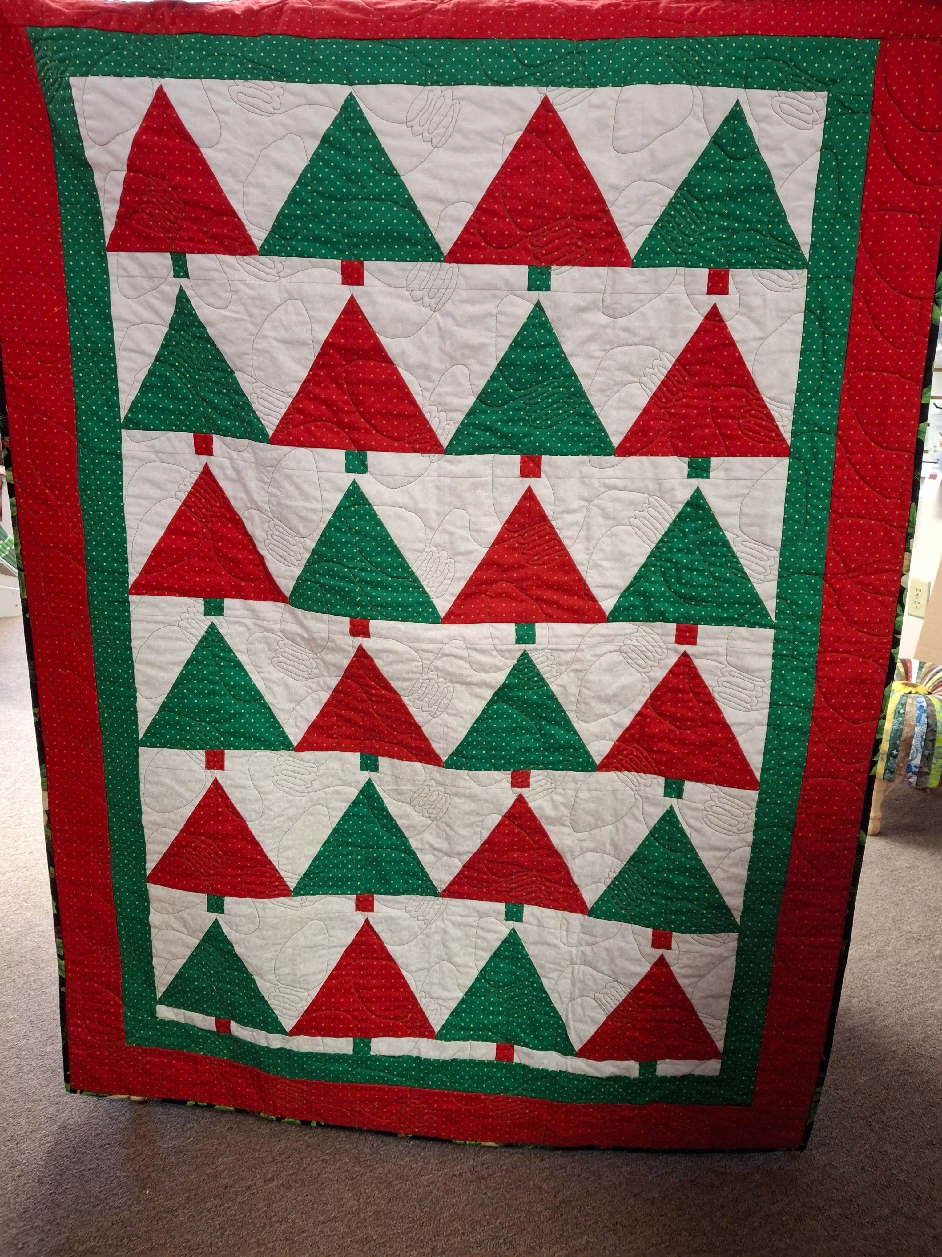 Finished Quilt - Christmas Forest