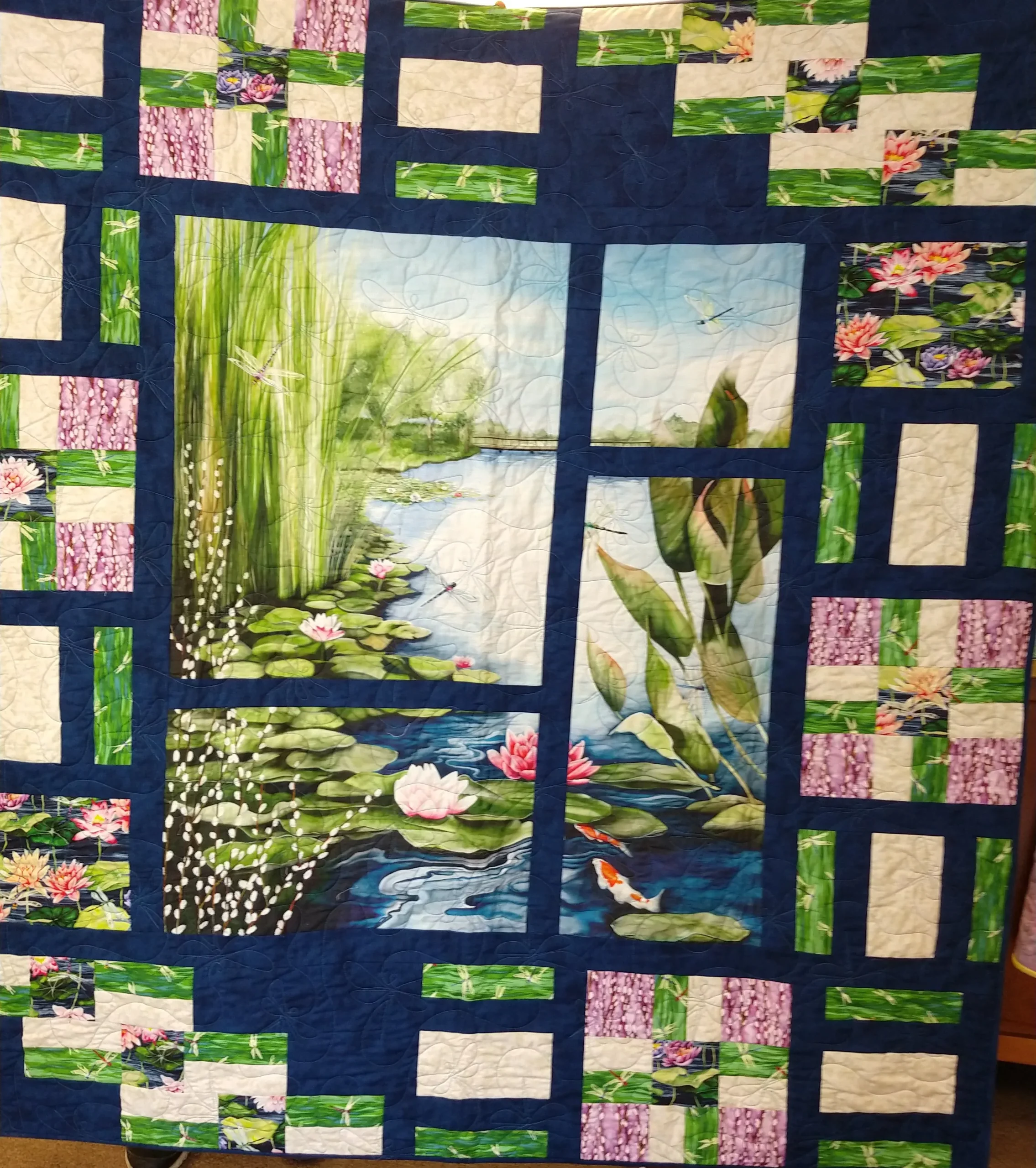 Finished Quilt - Dragonfly Days