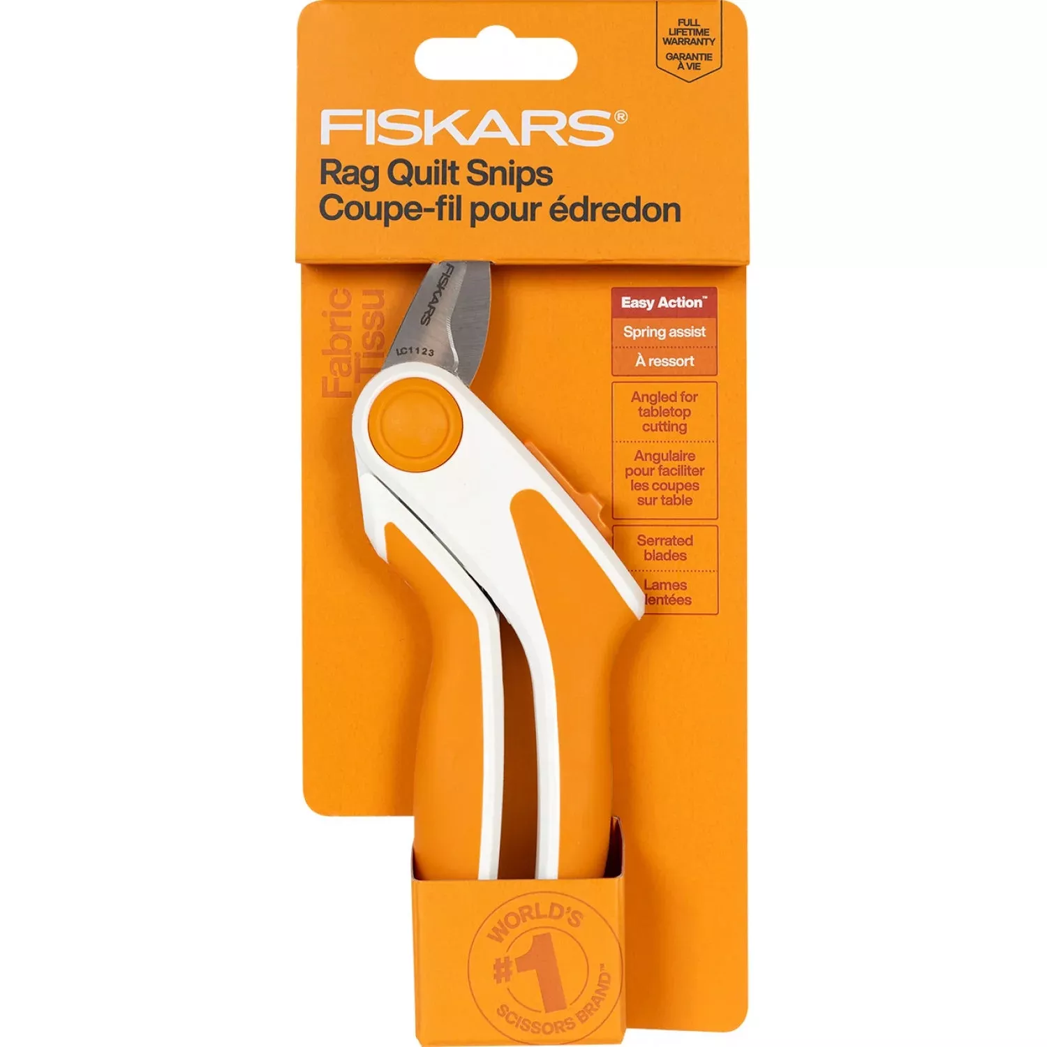 Fiskars Easy Action Rag Quilt Snips - 1069769