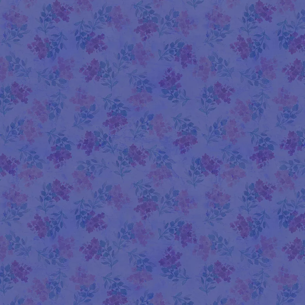 Fleur de Rose - Flower Stamps Dark Purple