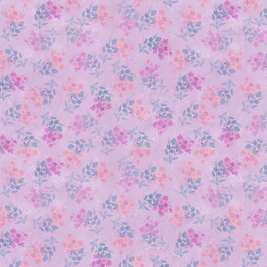 Fleur de Rose - Flower Stamps Light Purple