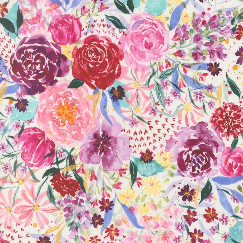 Fleur The Love : Quilting Cuddle Fleur Amour Cloud - #39880-11QC - Create Joy Project