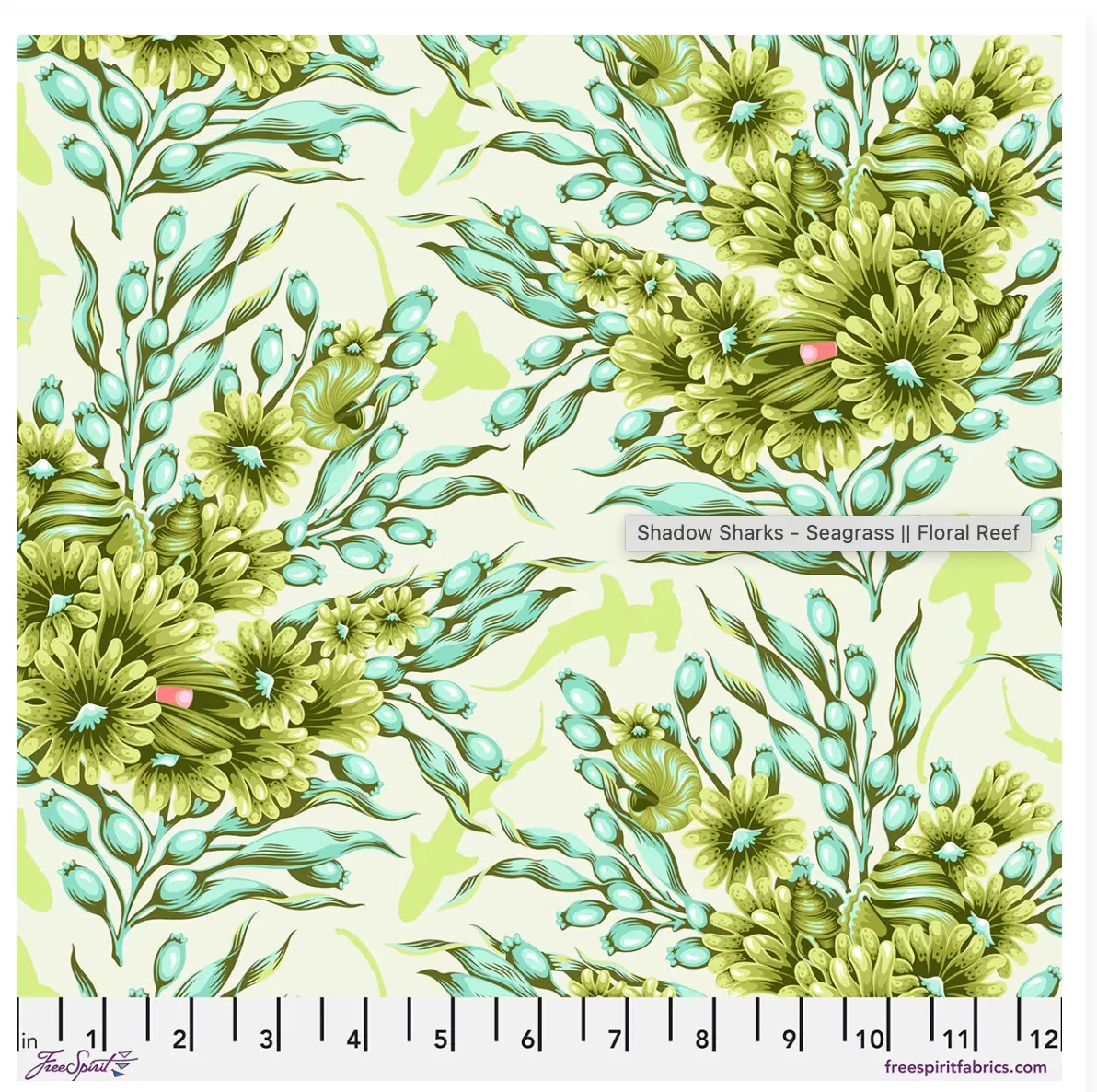 Floral Reef-Tula Pink-Shadow Sharks-Seagrass