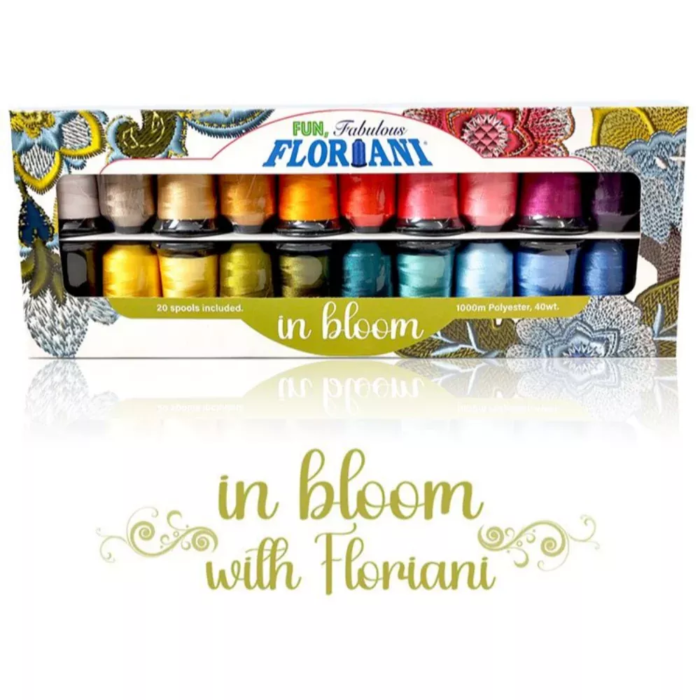 Floriani PolyThread - Floriani in Bloom | 20pc Spool Set