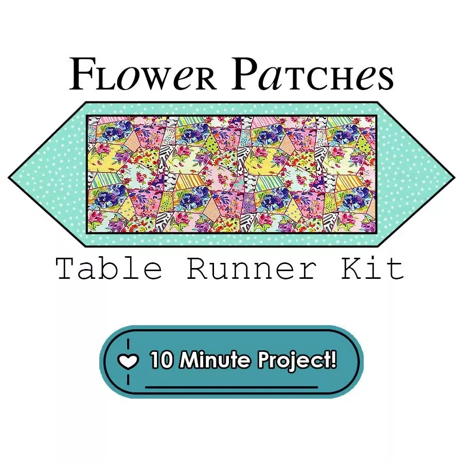 Flower Patches Table Runner Kit Moda