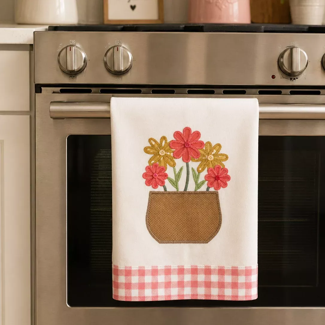 Flowers 4U (Downloadable Machine Embroidery Design)