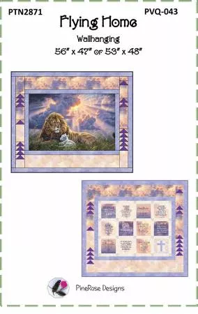 Flying Home Wall Hanging Quilt Pattern PTN2871